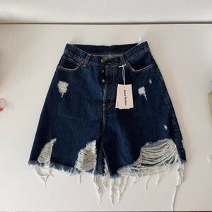 NWT Acne Studios Distressed Shorts